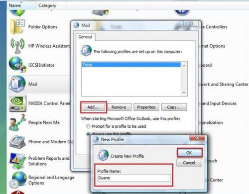 Hvordan sette opp egen e-postkontoer i Microsoft Outlook 2003