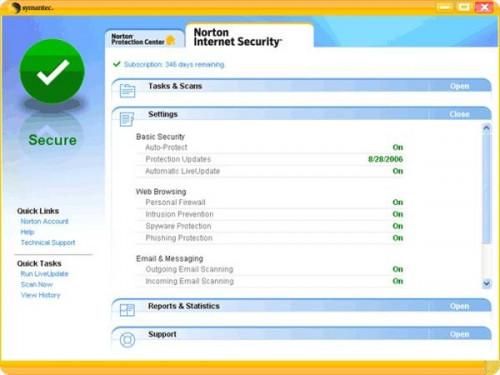 Slik avinstallerer Norton Internet Security Suite