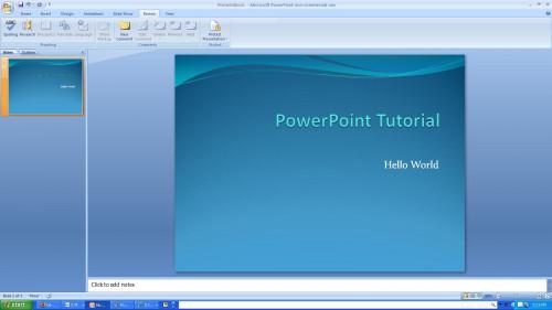 Microsoft Powerpoint Tutorial