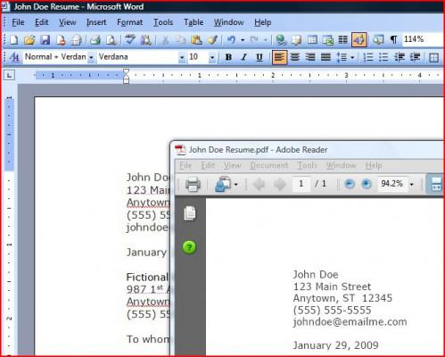 Hvordan lage en PDF-fil fra et Word-dokument