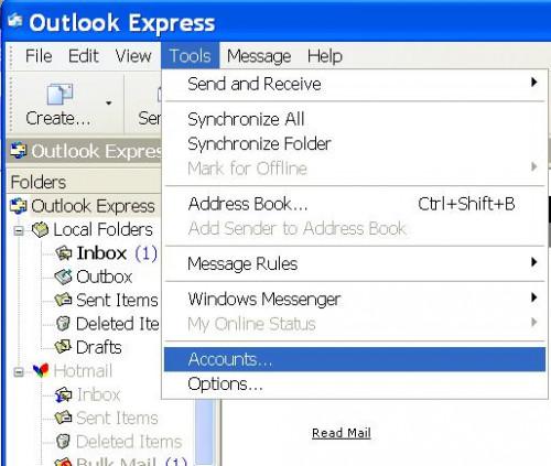 Hvordan sette opp flere e-poster i Outlook Express