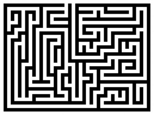 Hvordan lage en labyrint i Microsoft Word
