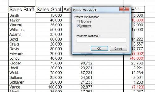 Hvordan Lås Excel arbeidsbøker
