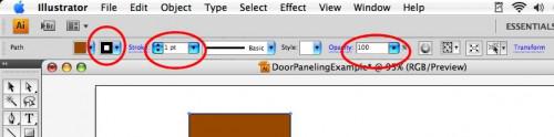 Hvordan lage en dør paneling Effect i Adobe Illustrator