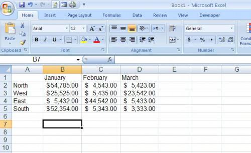 Hvordan lage Rutenett Skriv ut i Microsoft Excel 2007-regneark