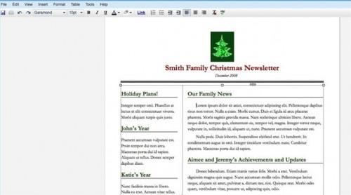 Hvordan lage en jul Familie nyhetsbrev med Google Dokumenter