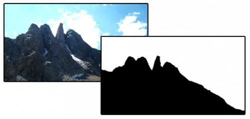 Hvordan lage en Silhouette Mountain i Photoshop