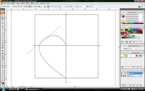 Hvordan tegne et hjerte i Adobe Illustrator