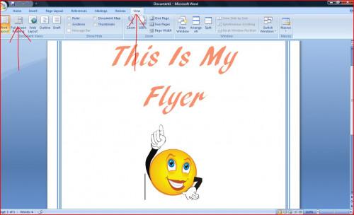 Hvordan lage en Flyer på Microsoft Word 2007
