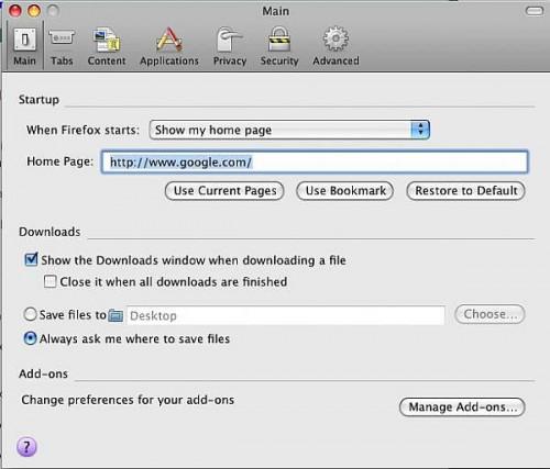 Hvordan sette GMail eller Yahoo! Mail som standard e-post i Firefox 3
