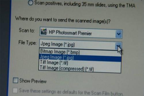 Slik konverterer negativer til JPEG-filer