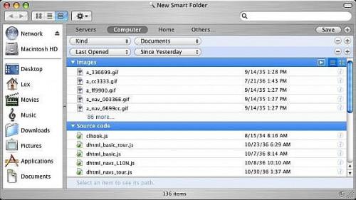 Hvordan lage en siste dokumenter smart mappe på Mac OSX