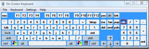 Hvordan type med et virtuelt tastatur