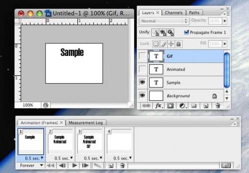 Hvordan lage animerte GIF-filer på en Mac