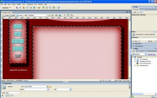 Hvordan lage en nettside ved hjelp av Dreamweaver MX 2004
