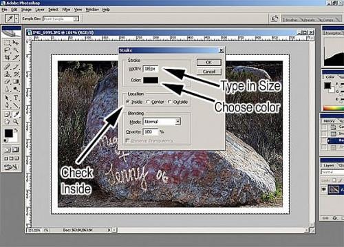 Hvordan legge til en Border til Adobe Photoshop Elements 8
