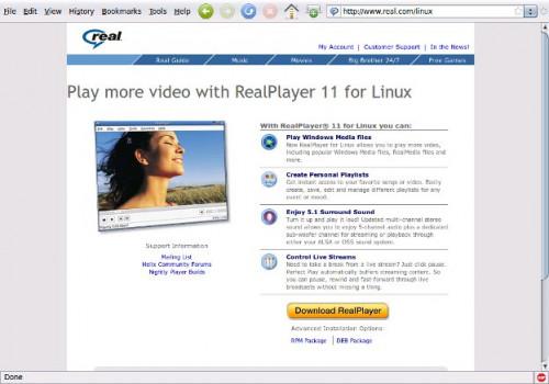 Slik installerer Realplayer på Ubuntu