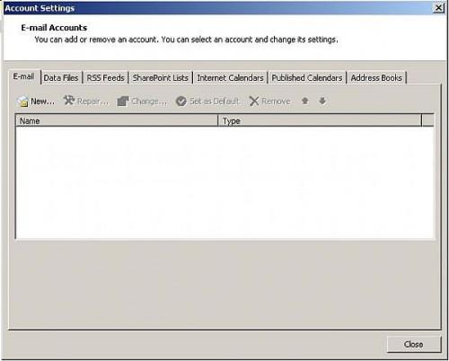 Hvordan sette opp en e-postkonto i Outlook 2007