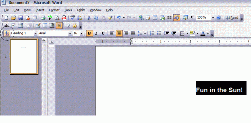 Hvordan lage en scene ved hjelp Microsoft Word