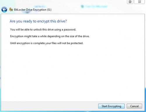 Hvordan kryptere en minnepinne i Windows 7