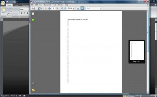 Hvordan spare et Word-dokument til en Adobe dokument