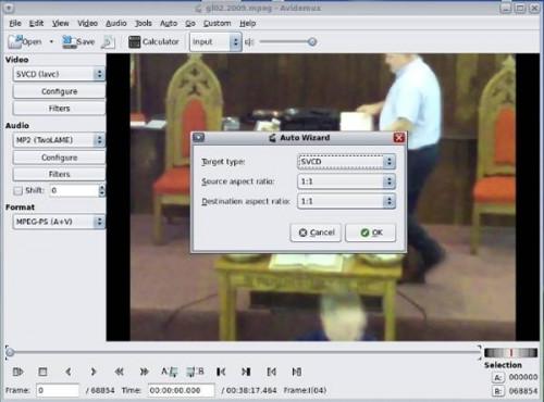 Slik konverterer Avi til MPEG-2 i Ubuntu