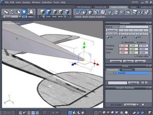 Hvordan lage en 3D-modell av et fly