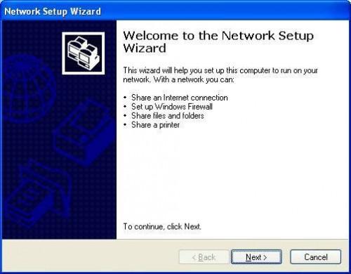 Hvordan sette opp et hjemmenettverk i Windows XP