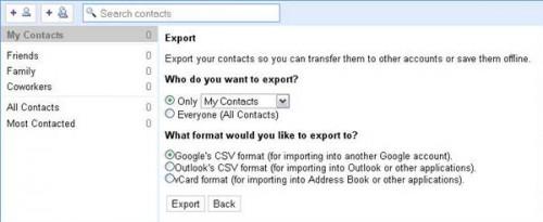 Slik eksporterer Google-kontakter