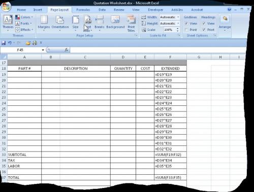 Hvordan bruke Excel til å bygge en Siterer System