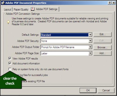 Hvordan bygger du inn en skrift i en Adobe PDF-fil