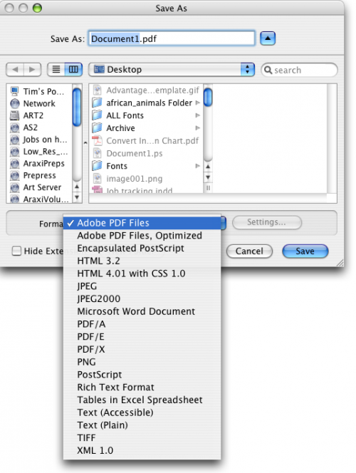 Hvor å konvertere PS filer til PDF