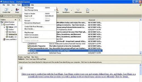 Hvordan å stoppe uønsket e-post i Outlook Express
