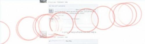 Hvordan se de magiske sirkler på Facebook Bruke konamikoden