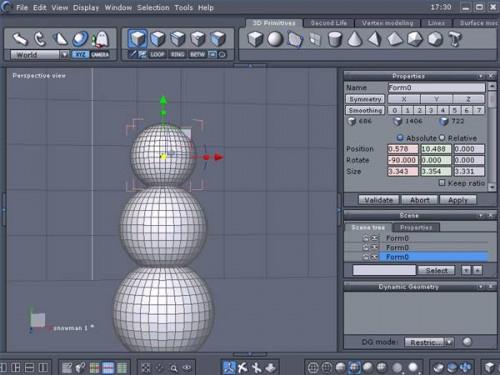 Hvordan lage en 3D snømann