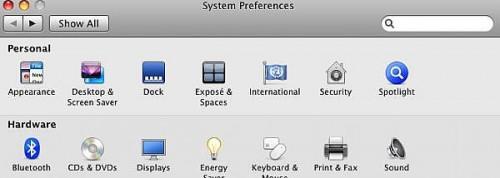 Hvordan vise en skjermsparer klokke med Mac OSX Leopard