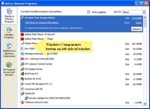 Slik installerer og konfigurerer systemkomponenter for Windows XP