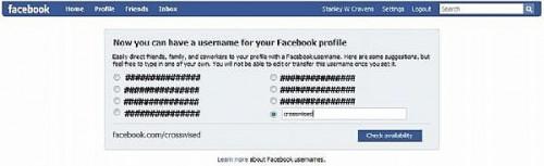 Hvordan du får din Facebook Brukernavn