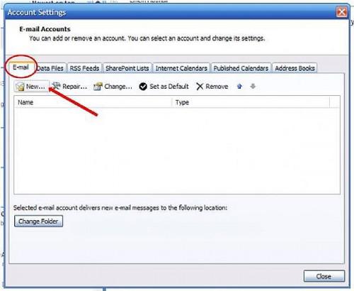 Hvordan sette opp en Internett-e-postkonto i Outlook 2007
