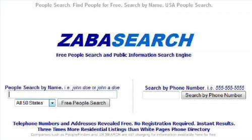 Slik fjerner personlig informasjon fra Zabasearch