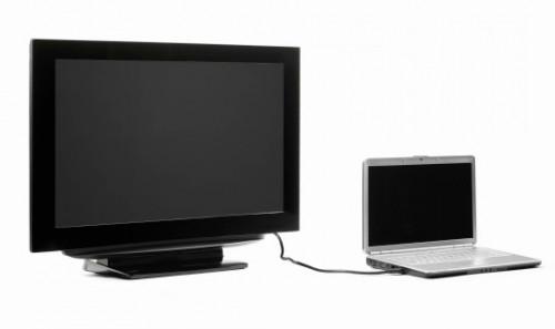 De forskjellige kabler til Hook en bærbar PC til en TV