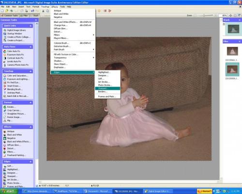 Hvordan legge til eller Opprett Frimerker til bilder ved hjelp av Microsoft Digital Image programvare