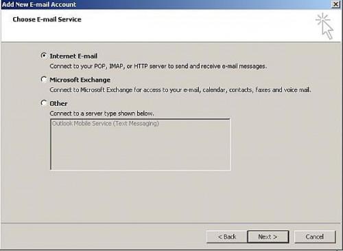 Hvordan sette opp en e-postkonto i Outlook 2007