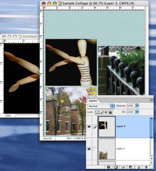 Hvordan lage et bilde collage i Adobe Photoshop