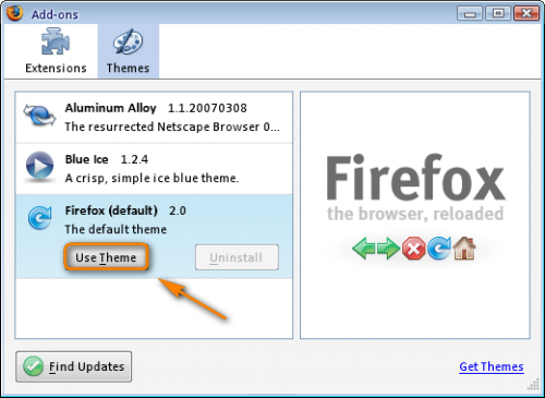 Hvor å Endre Mozilla Firefox Theme