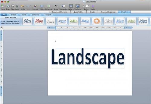 Hvordan lage en Landscape dokument i Word