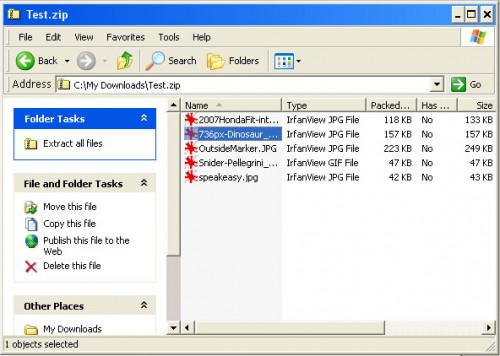 Hvordan få tilgang Zip Folder filer